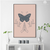 Night Butterfly Wall Art | Silhouette Wall Art in Poster, Frames & Canvas