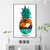 Ocean Pineapple Wall Art | Food Wall Art in Poster, Frames & Canvas