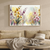 Orchid Bliss Flower Garden Wall Art Print Material