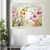 Orchid Garden Floral Garden Wall Art Print Material