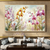 Orchid Garden Floral Garden Wall Art Print Material