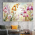 Orchid Garden Floral Garden Wall Art Print Material