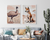 Outback Dingo & Emu- Nursery Poster & Canvas Wall Art Set of 2 Print Material