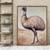 Outback Wanderer - The Majestic Emu – Australian Wildlife Canvas Wall Art Print Decor Print Material