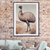 Outback Wanderer - The Majestic Emu – Australian Wildlife Canvas Wall Art Print Decor Print Material