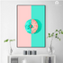 Pastel Donut Food Wall Art