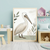 Pelican Minimalist Wall Art – Australian Coastal Bird Botanical Print Material