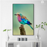 Perched Colourful Bird Wall Art