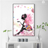 Pixie Pink Fairy Kids Nursery Wall Art