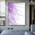 Purple Feather Wall Art |Feather Wall Art in Canvas