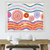 Rainbow Dreaming – Pathways of Life - Aboriginal Canvas Wall Art Print Material