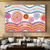 Rainbow Dreaming – Pathways of Life - Aboriginal Canvas Wall Art Print Material