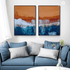 Red Sand Beach Set of 2 Wall Arts