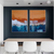 Red Sand Beach Wall Art Set of 2 | (Beach Vibes Living Room Wall Art Sets ) | Minimalist Arts