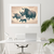 Rhino Family in Motion Wall Art Print Print Material