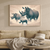 Rhino Family in Motion Wall Art Print Print Material