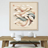 Rippled Symphony Fish Framed Wall Art Print