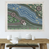 River Dreaming – Aboriginal Wall Art | Stretched & Framed Canvas