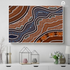 River Indigenous Australian Wall Art