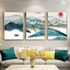 Rolling Mountains Set of 3 Mystical Wall Arts