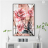 Rosé Vintage Pink Flowers Wall Art