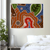 Sacred Earth Dreaming – Aboriginal Wall Art | Stretched & Framed Canvas Print Material