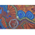 Sacred Land – Aboriginal Wall Art | Stretched & Framed Canvas Print Material