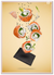 Salmon Sushi Food Wall Art | Kitchen & Dining Wall Art in Poster, Frames & Canvas