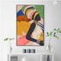 Scintillating Black Woman Wall Art