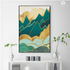 Serac Mountains Geometric Wall Art