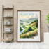 Serene Valley River Wall Art Print