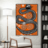 Serpent Spirit – Aboriginal Canvas Wall Art | Stretched & Framed