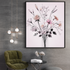 Soft Bloom Bouquet - Flowers in A Vase Floral Wall Art Print