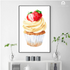 Strawberry Cupcake Food Wall Art