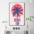 Summer Time Palm Tree Wall Art