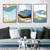 Sunrise Mountain Wall Art | Luxurious Abstract Wall Art in Poster, Frames & Canvas