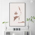 Tantalizing Silhouette Woman Wall Art