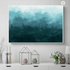 Teal Blue Abstract Wall Art