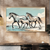 The Family Walk - Horses Wall Art Print Print Material