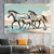 The Family Walk - Horses Wall Art Print Print Material