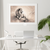 The Majestic Lion Wall Art Print Print Material