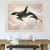 The Majestic Orca Wall Art Print Print Material