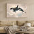 The Majestic Orca Wall Art Print Print Material