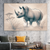 The Mighty Rhino Wall Art Print Print Material