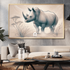 The Mighty Rhino Wall Art Print