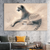 The Serene Cheetah Wall Art Print Print Material