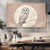 The Watchful Owl Wall Art Print Print Material