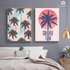 Tropical Nostalgia Set of 2 Wall Arts