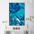 Turbid Blue Wall Art