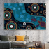 Turtle Dreaming – Journey of Water - Aboriginal Canvas Wall Art